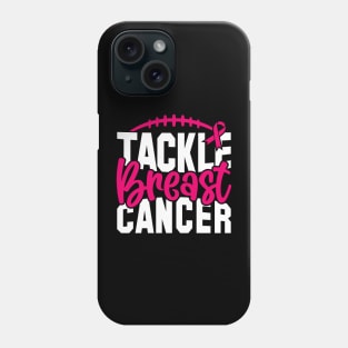 Tackle Breast Cancer Football Sport Awareness Support Pink Ribbon Phone Case