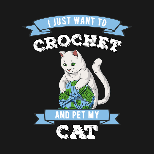 Discover Crochet and Cats | Knitting Kitten Gift Ideas - Crochet - T-Shirt