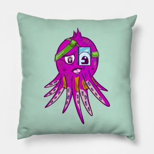 Cute Pink Octopus Pillow
