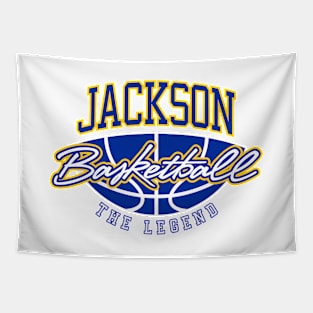 Jackson Basketball The Legend Custom Player Your Name Tapestry