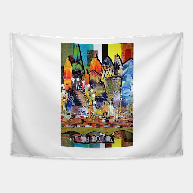 Love London 204 Tapestry by artsale