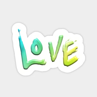 Green Love 3D Magnet