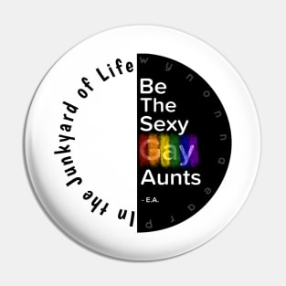 Gay aunts(pride color) Pin