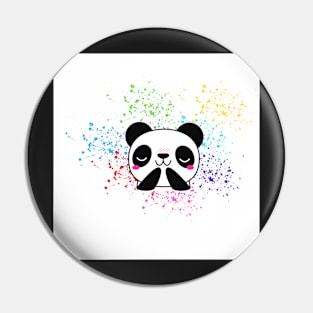 Giggling Panda Bear Pin