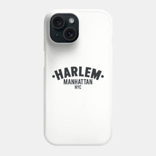 Harlem Logo - Manhattan, New York Phone Case