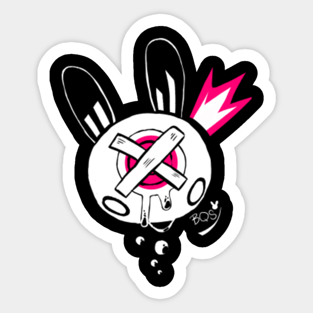 Bunny Pink ! - Bunny Pink - Sticker | TeePublic