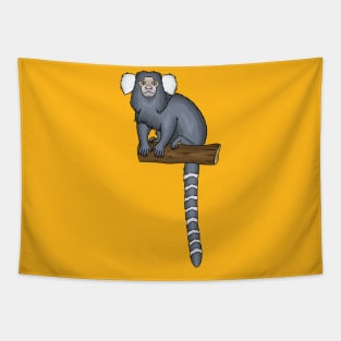 Common marmoset cartoon illustration Tapestry