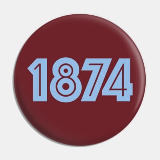 Aston Villa 1874 Pin