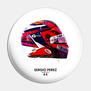 F1 2020 Sergio Perez Crash Helmet Pin