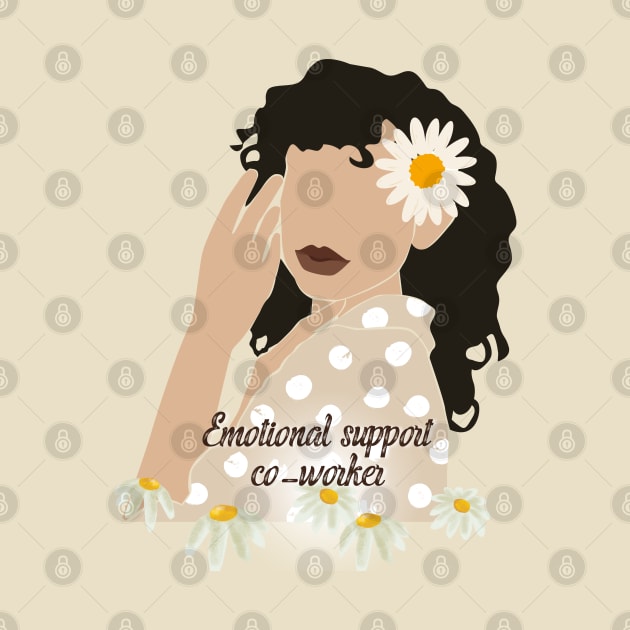 Emotional Support Co-worker art by Don’t Care Co