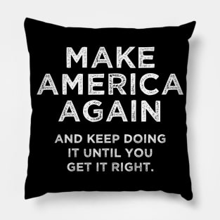 Make America Again Pillow