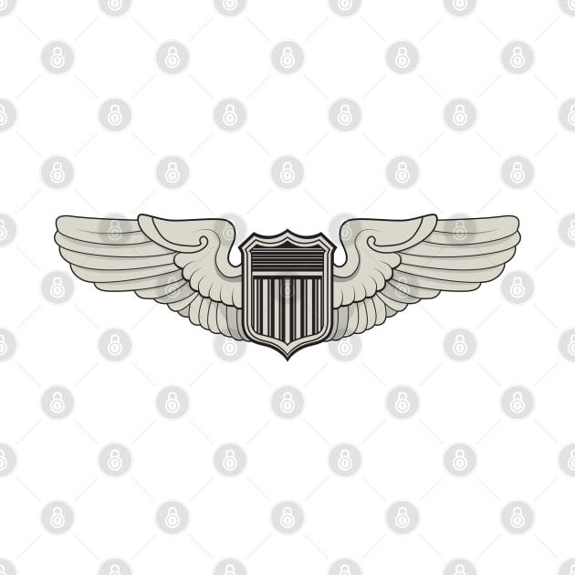 Air Force Pilot Wings by Sticker Steve