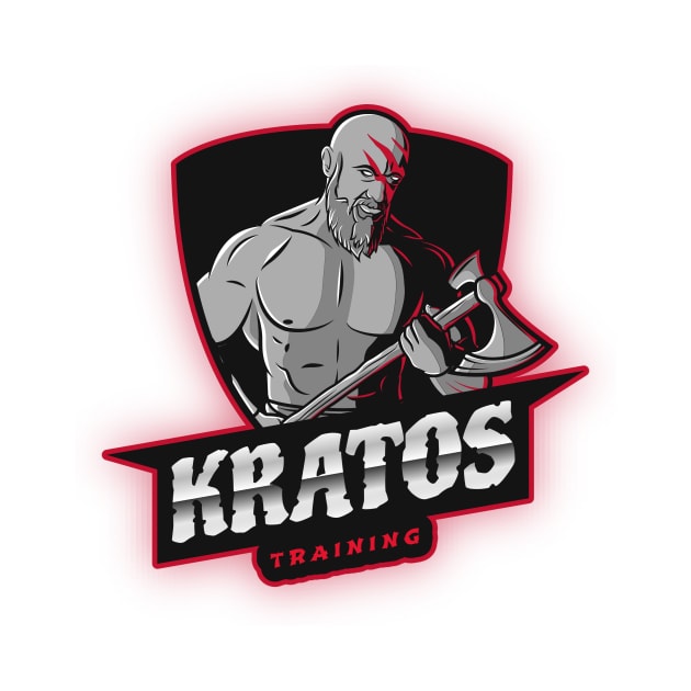 KRATOS TRAINING - funny god of war deisgn by Thom ^_^