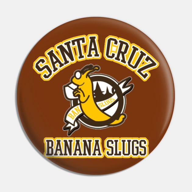 Santa Cruz Mascot Logo Pin by lioardo