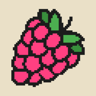 Raspberry Pixel Art T-Shirt