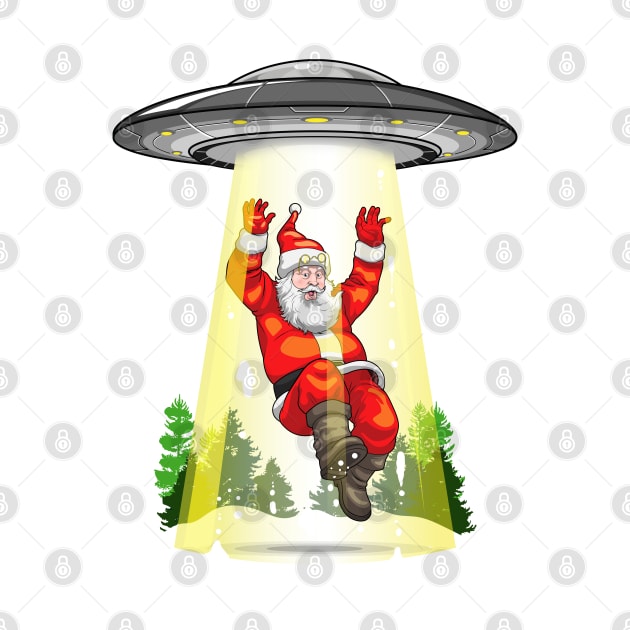 Santa's Alien Lift-Off! by GoshWow 