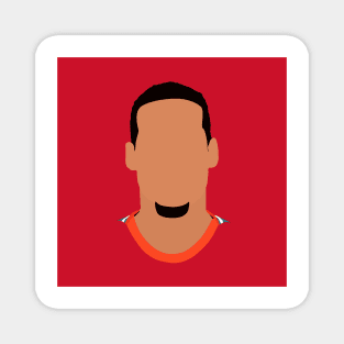 Virgil van Dijk Minimalistic Face Art Magnet