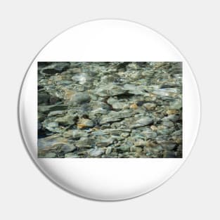 water over stones Pin