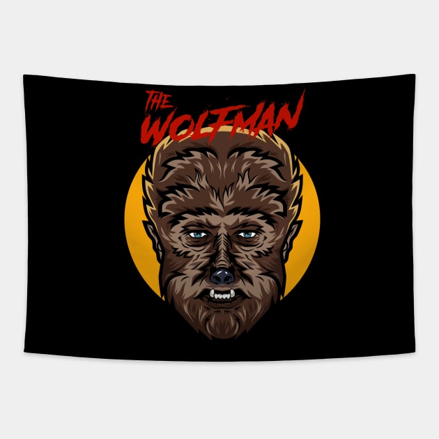 the wolfman Tapestry by redwane