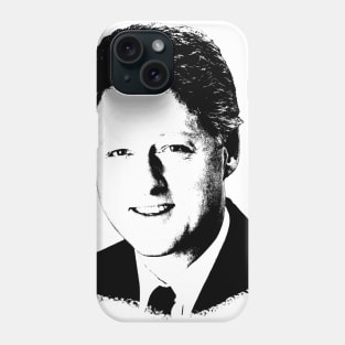 Bill Clinton Portrait Phone Case