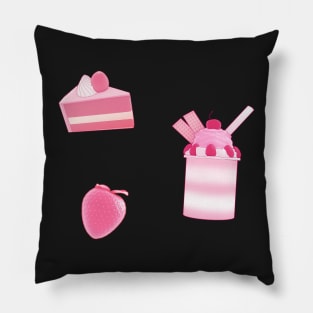 Strawberry Desserts Pillow