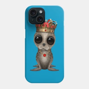 Cute Baby Seal Wearing Crown Phone Case