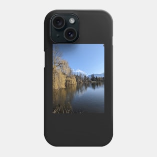 Reflection on the pond Phone Case