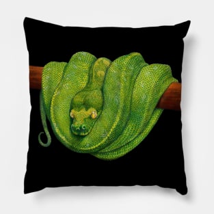 Green Tree Python Pillow