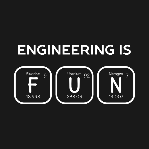 Engineering Is Fun Periodic Table by happinessinatee