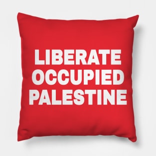 LIBERATE OCCUPIED PALESTINE - Watermelon Folding Chair - Double-sided Pillow