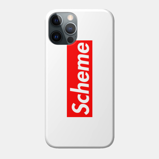 Supreme Scheme Red White Supreme Phone Case Teepublic