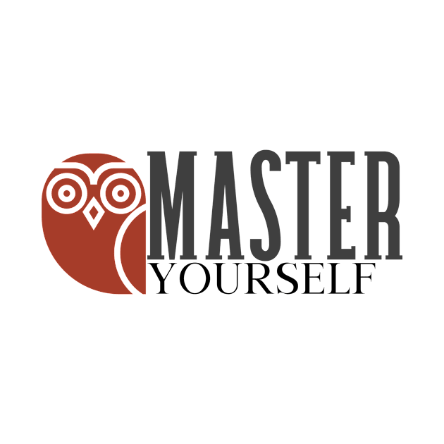 Stoic Philosophy Motivational Master Yourself Quote Design by New East 