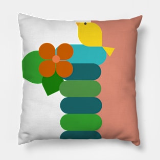 Perched Bird Pillow