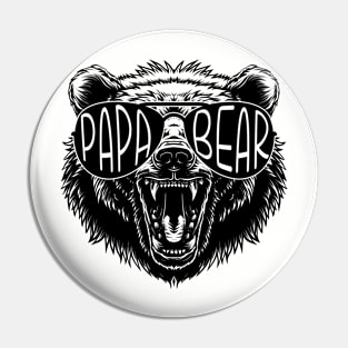 Papa bear sunglasses Pin