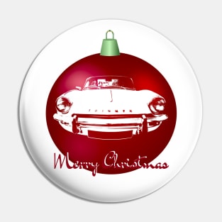 Triumph Spitfire Mk3 British classic car monoblock Christmas ball special edition Pin