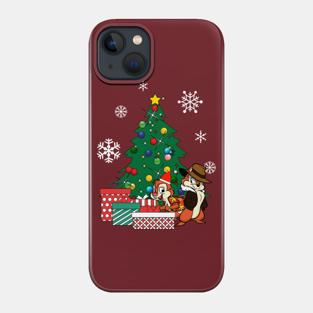 Chip N Dale Around The Christmas Tree - Chip N Dale - Phone Case