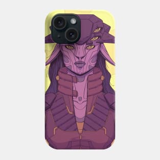 Purple lady Phone Case