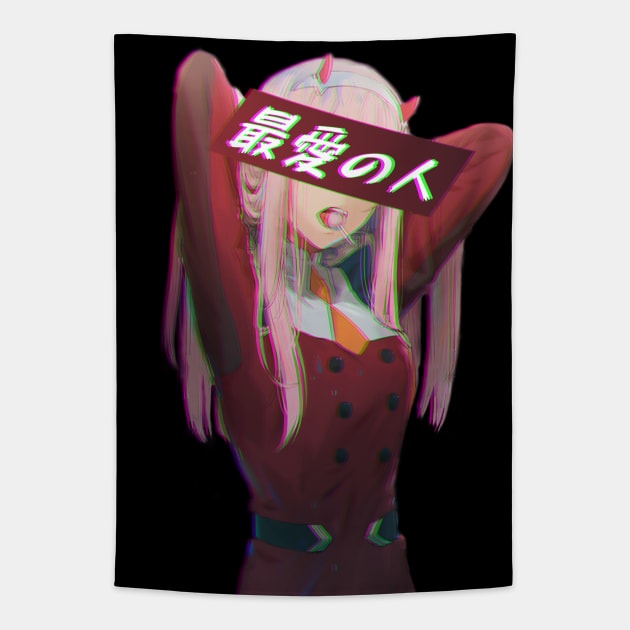 Darling in the franxx tapestry top