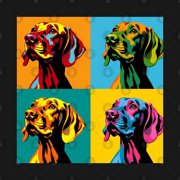 Vizsla Pop Art - Dog Lover Gifts by PawPopArt