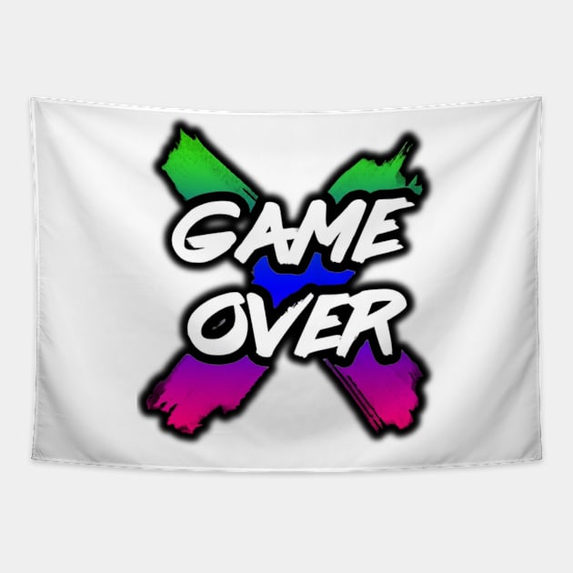 Game Over Tapestry by CazzyShop