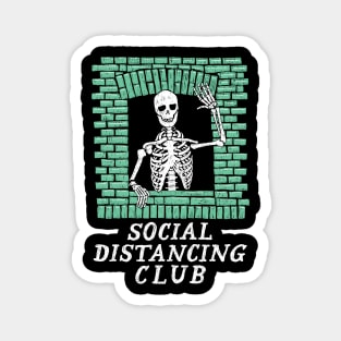 Social Distancing Club Magnet