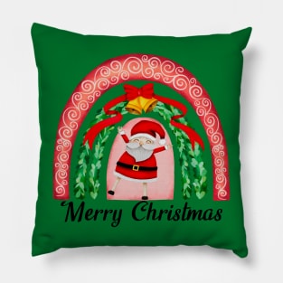 Merry Christmas Jolly Santa Pillow