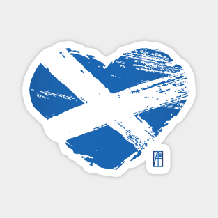 I love my country. I love Scotland. I am a patriot. In my heart, there is always the flag of Scotland Magnet