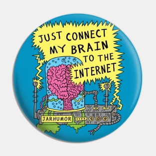 Internet Brain Pin