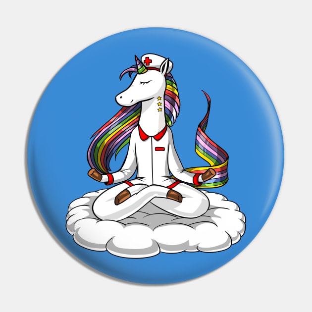 Nurse Unicorn Pin by underheaven