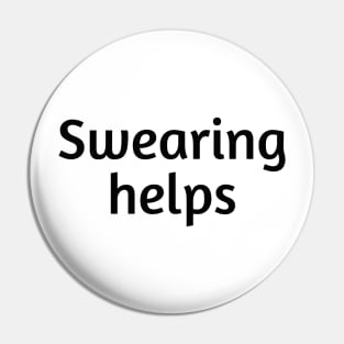 Swearing Helps Pin