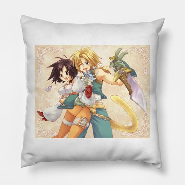 Zidane and Garnet Pillow by FranGSal