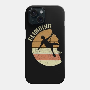 Retro Vintage Climbing Mountain Climber Phone Case