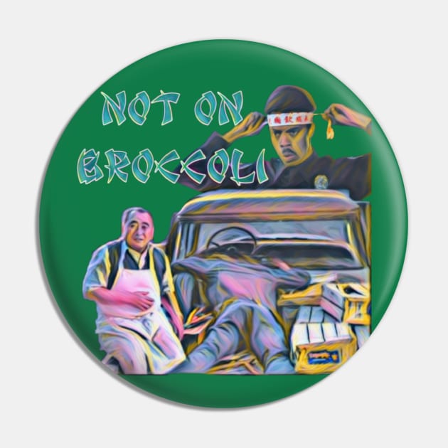 Not on Broccoli Pin by Kitta’s Shop