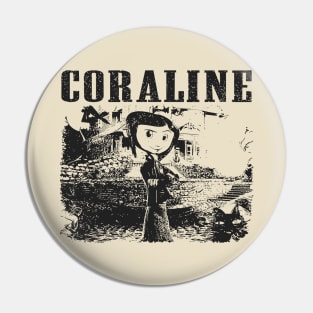 Coraline // Retro Movie Pin